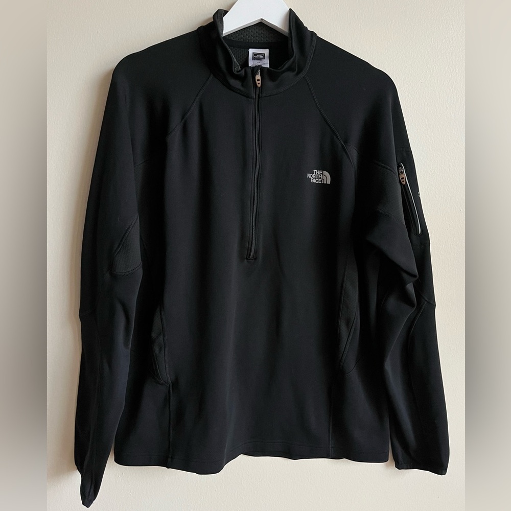 The North Face Men's L Black Quarter Zip Sweater